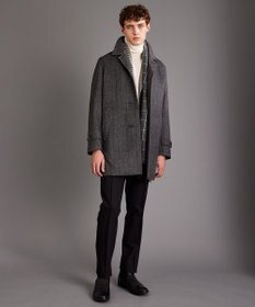 JOSEPH ABBOUD 【ウエストも伸びる！/ハイパワーストレッチ/洗える】2WAYストレッチ メルトンジャージーパンツ