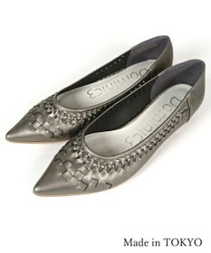 Dominic3 編み込みメッシュ ソフトパンプス