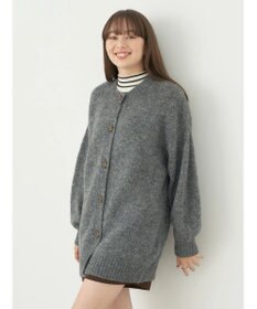 earth music&ecology ファンシーヤーンメランジカーディガン
