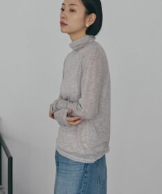 AMERICAN HOLIC シアーテレコタートルネックプルオーバー