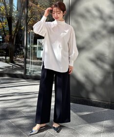 UNFILO ハイネックブラウス