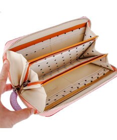 tsumori chisato CARRY スプリングねこパズル ラウンドファスナー長財布