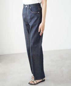 woadblue RIGID HIGH RISE（RIGID BLUE） ハイライズストレートパンツ