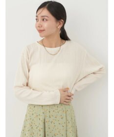 earth music&ecology コットンシアークルーネックプルオーバー