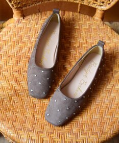 Bridget Birkin 【Bridget Birkin】ドットビジューフラットシューズ