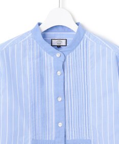 J.PRESS YORK STREET 【WOMEN】コットンタイプライターストライプ ブラウス