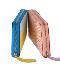 tsumori chisato CARRY スプリングねこパズル ラウンドファスナー長財布