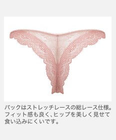 BRADELIS New York 【BRADELIS New York】ベルスタイルタンガ25A1 華やかなレースデザインタンガ