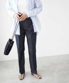 woadblue RIGID HIGH RISE（RIGID BLUE） ハイライズストレートパンツ