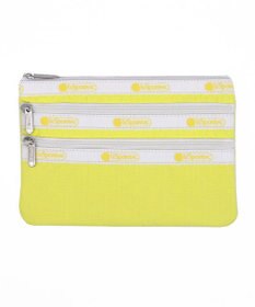 LeSportsac 3ZIP COSMETIC/スペクテイターライムライト