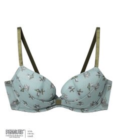 une nana cool 【ノンワイヤーブラ】リボンブラ　MADE WITH PEANUTS