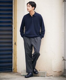 UNFILO MENS 【男女兼用】ソフトサーモ アンチピリングニット ポロ