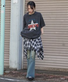 WEGO ヴィンテージウォッシュグラフィックBIGT