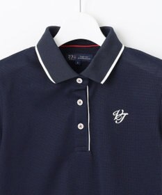 23区GOLF 【WOMEN】ピラミッドカノコ 半袖ポロシャツ