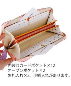 tsumori chisato CARRY スプリングねこパズル ラウンドファスナー長財布