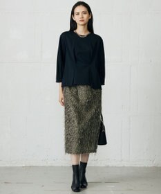 自由区 S クリアコットンポンチタックジャージ カットソー