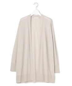 ICB L 【洗える】コンパクトファインウール ロングカーディガン