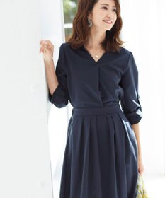 Tiaclasse スキッパーシャツワンピース