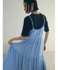 Green Parks armonia.フェザージャガードキャミワンピース