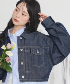 earth music&ecology ショートデニムジャケット
