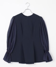 #Newans シアースリーブブラウス