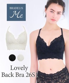 BRADELIS New York 【BRADELIS Me / ノンワイヤー】Lovely Back Bra26S1 補正下着 補整 ブラジャー 華やかなレースの見せインナー