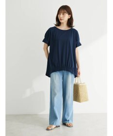 Green Parks 袖タックデザインカットチュニック