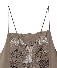 Green Parks ■ＥＳＣＡＲ　フロントレースキャミワンピース