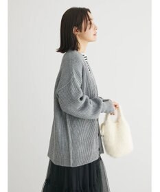 Green Parks 洗える　Ｖネックニットカーディガン