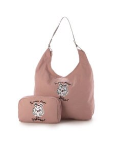 UNBILLION カシュカシュ cachecache / アニマルドローイング刺繍ナイロントート