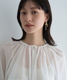 YECCA VECCA タックスリーブシアーシャツ