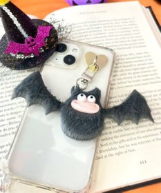 WEGO ミニハピハピコウモリモンスターぬいぐるみキーホルダー