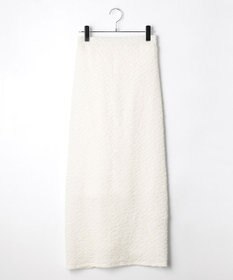 #Newans 【金子綾さんインスタライブご紹介アイテム】（セットアップ可能）ふくれジャガード タイトスカート