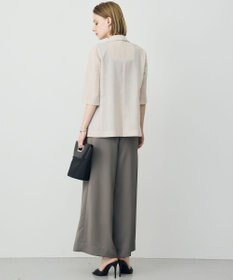 ICB 【先行予約】 ドレープツイル ボリュームワイドパンツ