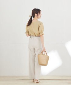 Tiaclasse シアーシャーリング2WAYブラウス