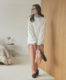 WEGO 【ユニセックス着用ITEM/裏起毛】リラックスフィットスウェットプルオーバー