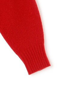 23区 L 【滝沢眞規子さん着用/洗える】レーシーヘムデザイン パフスリーブ ニット