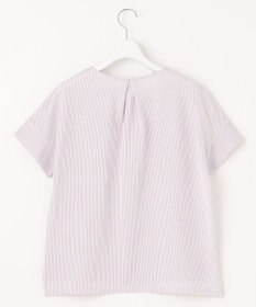 J.PRESS LADIES L 【WEB限定カラーあり・抗菌消臭・吸水速乾】サッカージャージー フレンチスリーブ カットソー