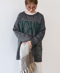 AMERICAN HOLIC バイパチＶＡＣＡＮＴロングニットプルオーバー