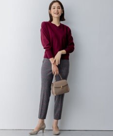 組曲 【WEB限定】T/Rツイルストレッチ テーパードパンツ