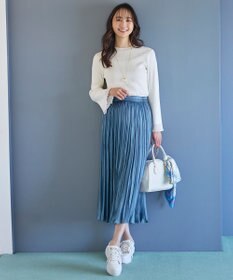 ANY SIS 【洗える】シアーディテール ニット