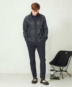 JOSEPH ABBOUD MOUNTAIN 【UNISEX】ポケッタブル ネイティブモチーフリップブルゾン