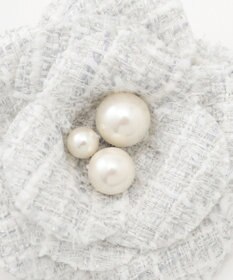 組曲 ツイードパールコサージュ