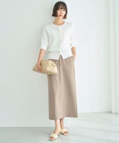 UNFILO L ウールライク Iラインスカート