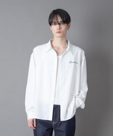 WEGO ワンポイントルーズシャツ（LS）