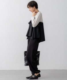 23区 S 【洗える】ライトクロスビスチェコンビ ジャージー カットソー