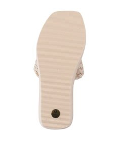 San-ai Resort（三愛水着楽園） 【SALE】スクエア編み込みビーチサンダル【San-ai Resort（サンアイリゾート）】