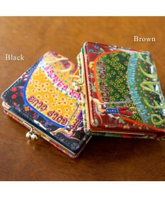 tsumori chisato CARRY ガーデンゴルフクラブ がま口 ミニ財布 2つ折り財布