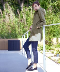 Tiaclasse 【洗える】ミドル丈マウンテンコート