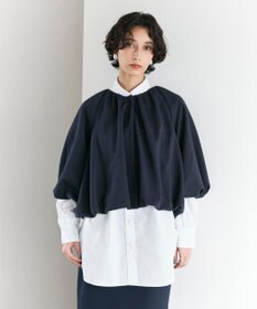 #Newans 【セレモニーにも/洗濯機可】バルーンヘムライトブルゾン​